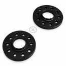 30mm 2x15mm SCC Spurverbreiterung  Schwarz platten VW 5 x 100 NLB 57,1mm