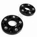 50mm 2x25mm SCC Spurverbreiterung Distanzscheiben Schwarz für BMW LK 5x120 72,6