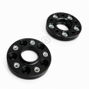 50mm 2x25mm SCC Spurverbreiterung Distanzscheiben Schwarz für BMW LK 5x120 72,6