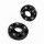 50mm 2x25mm SCC Spurverbreiterung Distanzscheiben Schwarz für BMW LK 5x120 72,6