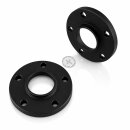 SCC Spurverbreiterung 30 mm (2×15 mm) 5×112 / 66,6 mm schwarz eloxiert inkl. Radschrauben für Audi 5x112 66,6