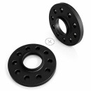 30mm 2x15mm SCC Spurverbreiterung Schwarz platten Seat 5 x 112 + Radschrauben