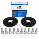 30mm 2x15mm SCC Spurverbreiterung Schwarz Distanzscheiben...