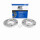 SCC Spurverbreiterung 20 mm (2×10 mm) 5×112 / 66,6 mm silber eloxiert inkl. Radschrauben für Audi RS4 RS5 RS6 RS7