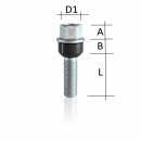 30mm 2x15mm SCC Spurverbreiterung Distanzscheiben  Porsche LK 5 x130 NLB 71,6mm + Radschrauben