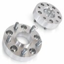 80mm 2x40mm SCC Spurverbreiterung Porsche 5 x130 mit Stehbolzen