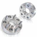 80mm 2x40mm SCC Spurverbreiterung Porsche 5 x130 mit Stehbolzen