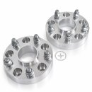 80mm 2x40mm SCC Spurverbreiterung Porsche 5 x130 mit Stehbolzen