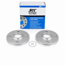 20mm 2x10mm SCC Spurverbreiterung Spurplatten Distanzscheiben Lotus Elise 4x100 NLB 56,6mm M12 x 1,5