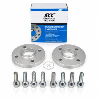 30mm 2x15mm SCC Spurverbreiterung Spurplatten Distanzscheiben Lotus Elise 4x100 + Radschrauben M12 x 1,5