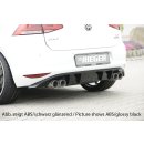 Rieger Heckeinsatz für VW Golf 7 GTI Clubsport 5-tür. +...