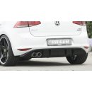 Rieger Heckeinsatz für VW Golf 7 GTD 3 5-tür. +...