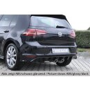 Rieger Heckeinsatz  aus ABS für VW Golf 7 5-türer BJ. 10.12-12.16 (bis Facelift)