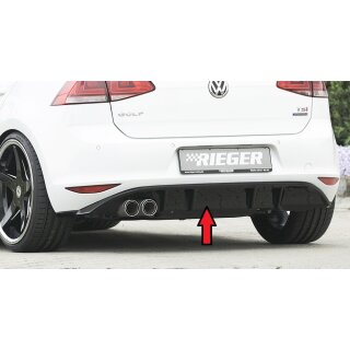 Rieger Heckeinsatz  aus ABS für VW Golf 7 5-türer BJ. 10.12-12.16 (bis Facelift)