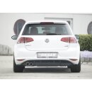 Rieger Heckeinsatz  aus ABS für VW Golf 7 5-türer BJ. 10.12-12.16 (bis Facelift)