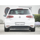Rieger Heckeinsatz  Schwarz Glanz für VW Golf 7 5-türer BJ. 10.12-12.16 (bis Facelift)