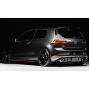 Rieger Heckeinsatz  Schwarz Glanz für VW Golf 7 5-türer BJ. 10.12-12.16 (bis Facelift)
