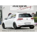 Rieger Heckeinsatz  Carbon Look für VW Golf 7...