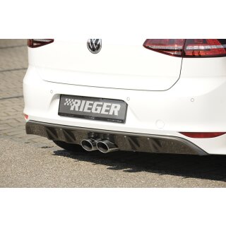 Rieger Heckeinsatz  Carbon Look für VW Golf 7 5-türer BJ. 10.12-
