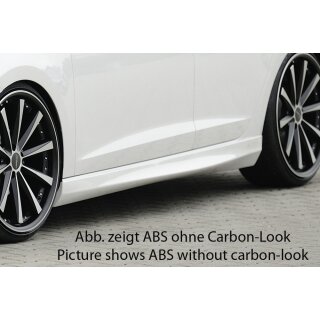 Rieger Seitenschweller  Carbon Look für VW Golf 7 GTD 3-türer BJ. 06.13-