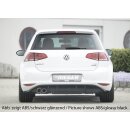 Rieger Heckeinsatz  Carbon Look für VW Golf 7 GTD 5-türer BJ. 06.13-12.16 (bis Facelift)