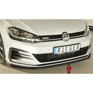 Rieger Spoilerschwert nur für GTI / GTD / GTE  mit ABE für VW Golf 7 GTE 3-türer BJ. 05.14-12.16 (bis Facelift)