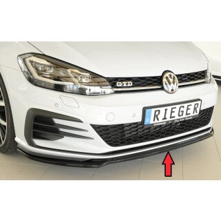 Rieger Spoilerschwert nur für GTI / GTD / GTE  mit ABE für VW Golf 7 GTE 3-türer BJ. 05.14-12.16 (bis Facelift)