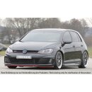 Rieger Spoilerschwert nur für GTI / GTD  mit ABE für VW Golf 7 GTI 3-türer BJ. 04.13-12.16 (bis Facelift)