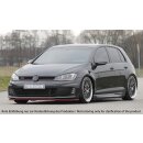 Rieger Spoilerschwert nur für GTI / GTD  mit ABE für VW Golf 7 GTI 3-türer BJ. 04.13-12.16 (bis Facelift)