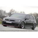 Rieger Spoilerschwert nur für GTI / GTD  mit ABE für VW Golf 7 GTI 3-türer BJ. 04.13-12.16 (bis Facelift)
