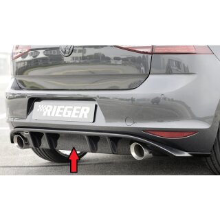 Rieger Heckeinsatz  aus ABS für VW Golf 7 GTI 3-türer BJ. 04.13-12.16 (bis Facelift)