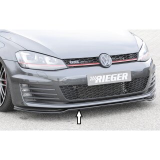 Rieger Spoilerschwert nur für GTI / GTD  Schwarz Glanz für VW Golf 7 GTI 3-türer BJ. 04.13-12.16 (bis Facelift)