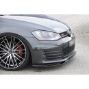 Rieger Spoilerschwert nur für GTI / GTD  Schwarz Glanz für VW Golf 7 GTI 3-türer BJ. 04.13-12.16 (bis Facelift)