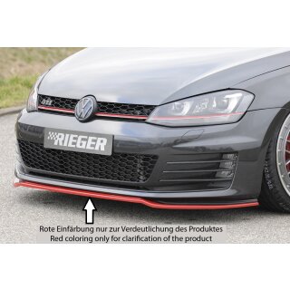 Rieger Spoilerschwert nur für GTI / GTD  mit ABE für VW Golf 7 GTI 5-türer BJ. 04.13-12.16 (bis Facelift)