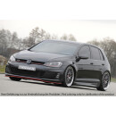 Rieger Spoilerschwert nur für GTI / GTD  mit ABE für VW Golf 7 GTI 5-türer BJ. 04.13-12.16 (bis Facelift)