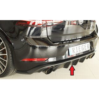 Rieger Heckeinsatz  aus ABS für VW Golf 7 GTI 5-türer BJ. 02.17- (ab Facelift)
