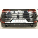 Rieger Heckeinsatz  aus ABS für VW Golf 7 GTI 5-türer BJ. 02.17- (ab Facelift)
