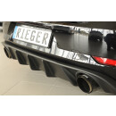 Rieger Heckeinsatz  aus ABS für VW Golf 7 GTI 5-türer BJ. 02.17- (ab Facelift)