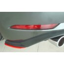 Rieger Heckschürzenansatz seitlich links  aus ABS für VW Golf 7 GTI 5-türer BJ. 02.17- (ab Facelift)
