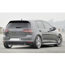 Rieger Heckeinsatz  Schwarz Glanz für VW Golf 7 GTI 5-türer BJ. 04.13-12.16 (bis Facelift)