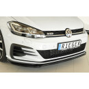 Rieger Spoilerschwert nur für GTI / GTD / GTE  Schwarz Glanz für VW Golf 7 GTI 5-türer BJ. 02.17- (ab Facelift)