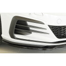 Rieger Spoilerschwert nur für GTI / GTD / GTE  Schwarz Glanz für VW Golf 7 GTI 5-türer BJ. 02.17- (ab Facelift)
