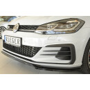 Rieger Spoilerschwert nur für GTI / GTD / GTE  Schwarz Glanz für VW Golf 7 GTI 5-türer BJ. 02.17- (ab Facelift)