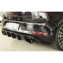 Rieger Heckeinsatz  Schwarz Glanz für VW Golf 7 GTI...