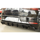 Rieger Heckeinsatz  Schwarz Glanz für VW Golf 7 GTI 5-türer BJ. 02.17- (ab Facelift)
