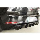 Rieger Heckeinsatz  Schwarz Glanz für VW Golf 7 GTI 5-türer BJ. 02.17- (ab Facelift)