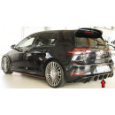 Rieger Heckeinsatz  Schwarz Glanz für VW Golf 7 GTI 5-türer BJ. 02.17- (ab Facelift)