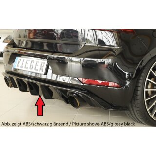 Rieger Heckeinsatz  Carbon Look für VW Golf 7 GTI 5-türer BJ. 02.17- (ab Facelift)
