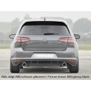Rieger Heckeinsatz   für VW Golf 7 GTI Clubsport 3-türer BJ. 02.16-