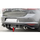 Rieger Heckeinsatz  Schwarz Glanz für VW Golf 7 GTI...